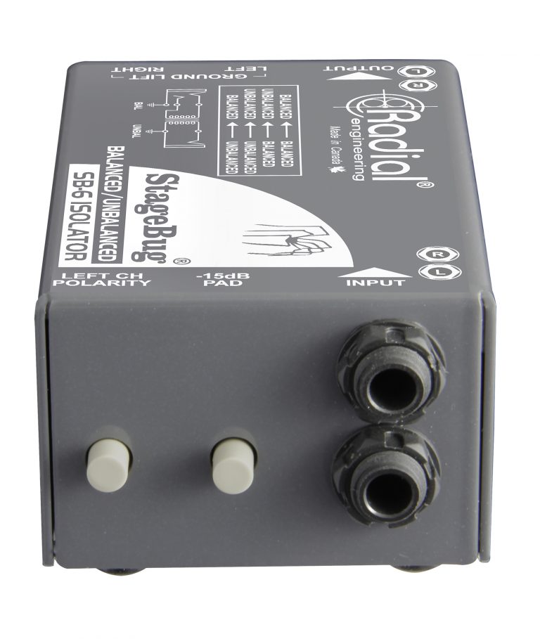 Radial SB-6 Isolator feature panel 1
