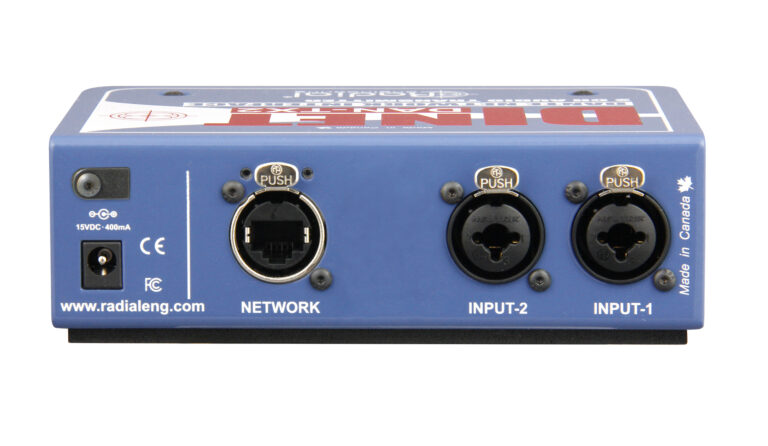 Radial DiNET DAN-TX2 feature panel 2