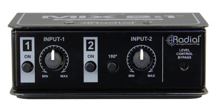 Radial MIX2:1 feature panel 1