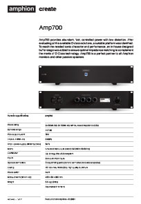 Amphion official - Amp700